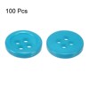 Unique Bargains Resin DIY Craft Flat 4-Hole Sewing Buttons 100 Pcs - 3 of 4