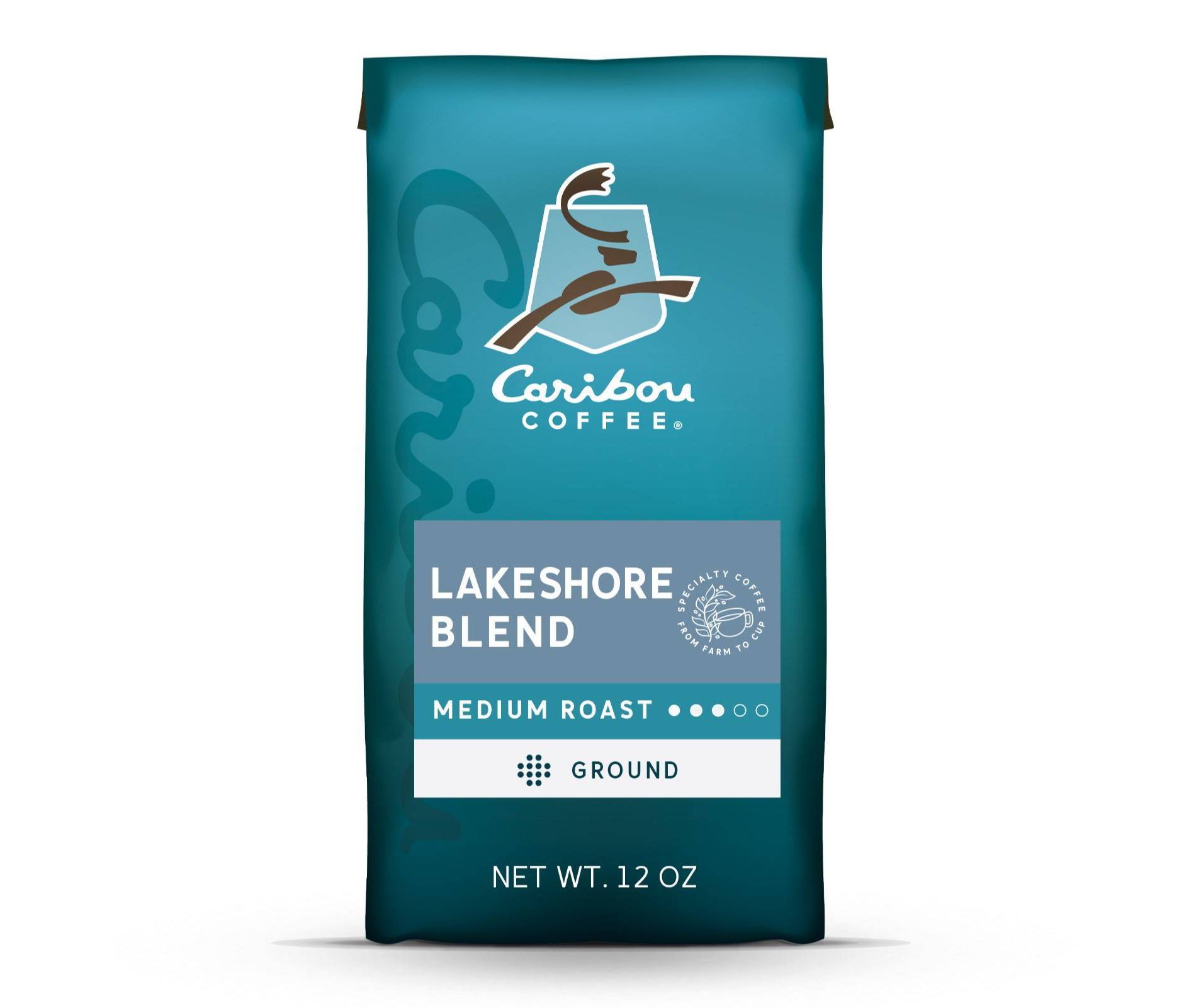 Caribou Coffee Lake Shore Blend Medium Roast Ground Coffee - 12oz