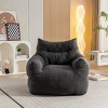 Large Bean Bags For Adults,Lazy Boy Sofas,Teddy Fabric Lazy Sofa Bean Bag Chair,Sponge Filling Bean Bag Couch-Cuddlewood - 2 of 4