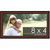 PosterPalooza | Panoramic Simple Brown Picture Frame - UV Acrylic, Foam Board Backing, Hanging Hardware - 2 of 4