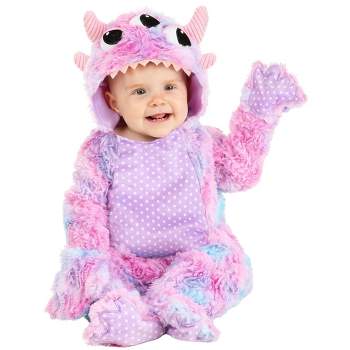 HalloweenCostumes.com Purple and Pink Monster Infant Costume