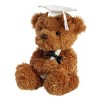 Aurora Small Wagner Bear Graduation Commemorative Stuffed Animal White Cap 8.5" - 3 of 4
