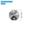 Unique Bargains Hanging Ornament DIY Craft Prisms 2 Holes Octagon Suncatchers 0.55" 100 Pcs - 2 of 4