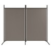 VidaXL 2-Panel Room Divider Anthracite 68.9 in.x70.9 in. Fabric - 3 of 4
