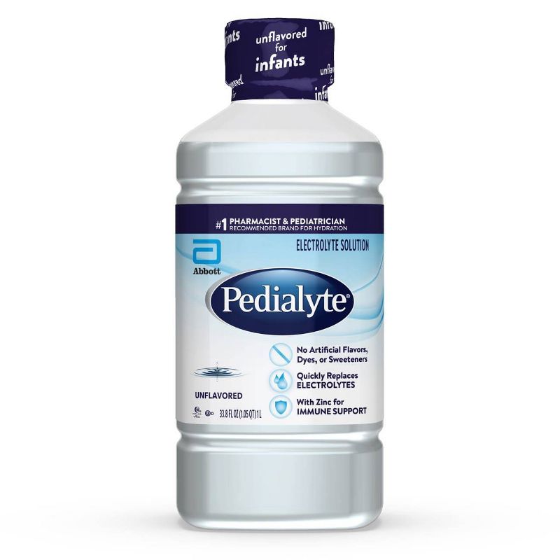 Pedialyte Electrolyte Solution Hydration Drink - Unflavored - 33.8 fl oz, 1 of 11
