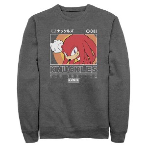 Mens Sonic the Hedgehog Knuckles Portrait Sweatshirt - 1 of 4