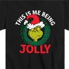 Boys' - Dr. Seuss - The Grinch This Is Me Being Jolly Short Sleeve Graphic T-Shirt - 2 of 4