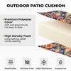 Peace Nest Solid Outdoor Patio Seat Cushion Set of 4 - 3 of 4