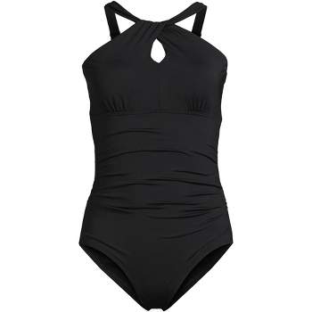 MyKrazyTees Women's Sling One-Piece Breathable Bikini Beach Loose Swimsuit  Two Piece Bathing Suit Square Swim Short  (Black,Small,US,Alpha,Adult,Female,Small,Regular,Regular) at  Women's  Clothing store