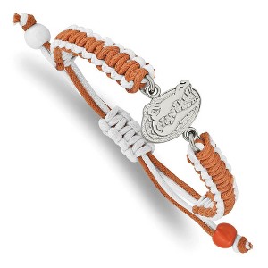 Black Bow Jewelry Stainless Steel Florida Gators NCAA charm Bracelet 9 Inch - 1 of 3