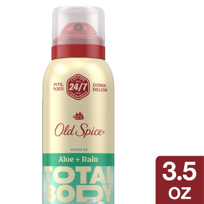 Old Spice Whole Body Deodorant Spray - Aloe and Rain - 3.5oz