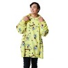 Spongebob Squarepants All-Over Print Yellow Long Sleeve Oversized Hoodie Wearable Blanket-OSFA - 3 of 4