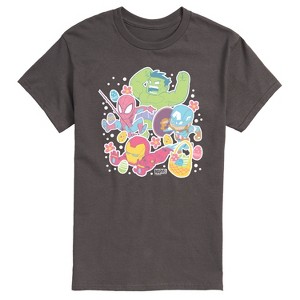 Men's - Marvel - Avengers Easter Stickers Short Sleeve Graphic T-Shirt - 1 of 4