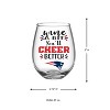 Evergreen New England Patriots, 17oz Boxed Stemless Wine - 4 of 4