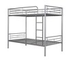 Whisen Sturdy Twin-Over-Twin Bunk Bed, Steel Frame, Full Guardrails, Sturdy Stability & Convertible to 2 Beds - 3 of 4