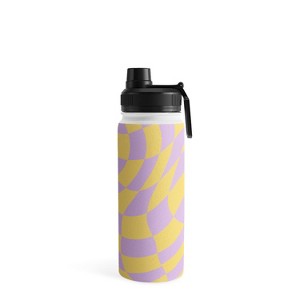 MariaMariaCreative Play Checkers Lavender Water Bottle - Society6 - 1 of 4