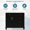 36" Bathroom Vanity with Sink, White Vanity Cabinet with Flip-Out Drawer, 3 Drawers, 2 Soft-Close Doors - 4 of 4
