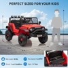 Jojoka Kids Electric Ride On Truck Car, 12V Vehicle with Parent Remote, 3 Speeds, Spring Suspension, Music, Gift for Ages 3-8 - 2 of 4