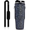 BABYYER Bling Water Bottle Holder, Rhinestones Water Bottle Sling Bag Stanley Cup Accessories with Lid Covers for Stanley 40 oz Tumbler - 2 of 4