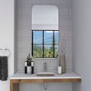 SEVOBAL Bathroom Storage Cabinets Medicine Cabinet Double Door Mirror and Four Shelves for Bathroom, White, 5.8"*23.6"*23.6" - 4 of 4