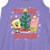 Girls' - SpongeBob SquarePants - Tis The Season Graphic Sleeveless Aline Dress - 2 of 4