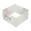 O'Creme Cake Ring, Stainless Steel, Square, 3-1/4" Dia x 1-3/4" High - 3 of 3