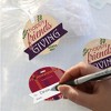 Big Dot of Happiness Friends Thanksgiving Feast - Friendsgiving Clear Goodie Favor Bags - Treat Bags With Tags - Set of 12 - 3 of 4