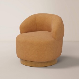 Swivel Chair with Plinth - Hearth & Hand™ with Magnolia - 1 of 4
