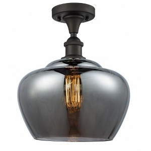 Fenton - 1 Light Semi-Flush Mount In Industrial Style-13 Inches Tall and 11 Inches Wide - 1 of 1
