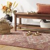 Southbury Washable Printed Diamond Persian Style Rug Rust - Threshold™ - 2 of 4