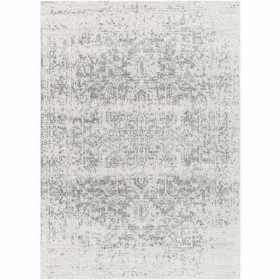Mark & Day Amelia 5'3"x7'3" Rectangle Woven Indoor Area Rugs Charcoal/Light Gray/Beige: Stain-Resistant, Pet Friendly, Traditional Decor