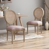 Christopher Knight Home Phineas French Country Fabric Upholstered Rubberwood Dining Chair (Set of 2) - 2 of 4