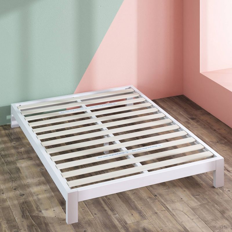 Arnav 10" Metal Platform Bed Frame White - Zinus, 4 of 9