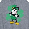 Women's - Disney - Leprechaun Mickey Graphic Racerback Tank - 2 of 4