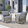 Buenhomino Patio Furniture Wicker Outdoor Conversation Set - 2 of 4