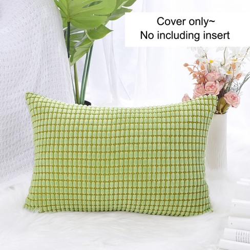 1pc Pillow Covers Velvet Striped Pattern - Soft Throw Pillows for Home  Decor, Luxury Decorative Pillow Covers for Sofa, Bed