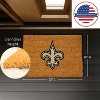 EvergreenNFLNew Orleans Saints Logo Natural Coir 28 x 16 Inches Indoor Outdoor Doormat - 2 of 4