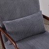 CAVINAS Accent Chair Mid-Century Modern Living Room Chairs with Pillow, Upholstered Reading Chair with Wood Frame for Living Room - 4 of 4