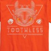 Men's - How to Train Your Dragon - Toothless Line Art Short Sleeve Graphic T-Shirt - 2 of 4