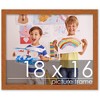 PosterPalooza | Slim Profile Brown Picture Frame - UV Acrylic, Backing Board, Hanging Hardware Included - 2 of 4