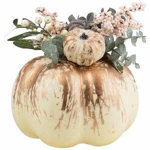 Northlight Pumpkins and Berries Fall Harvest Tabletop Arrangement - 9" - 1 of 4