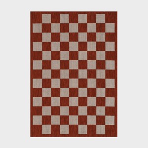 Playa Rug Daisy Rectangle Woven Indoor Outdoor Rugs - 1 of 4