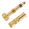 Infurnic Hose Nozzles and Wands 2 Pack Adjustable Twist Hose Nozzle, 4" Heavy-Duty Brass Hose Nozzle, Garden Hose Nozzle, Hose Sprayer Nozzle - 2 of 4