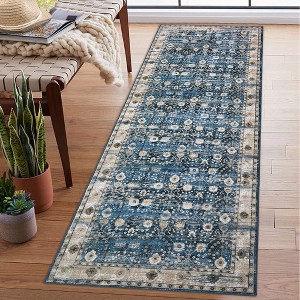 WhizMax Machine Wash Rug Area Rug Bohemian Accent Rug for Living Room Bedroom Rug - 1 of 4