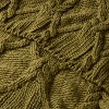 Cable Knit Throw Blanket Green - Hearth & Hand™ with Magnolia - 3 of 3