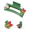 Unique Bargains Christmas Hair Clips Square Old Man Gift Box for Christmas 3.35"x1.77"x1.57" Green 1 Pc - 3 of 4