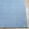 Hauteloom Isako Blue Solid Washable Area Rug - 4 of 4