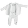 Bonsie Skin to Skin Babywear - Footie - Milk - 4 of 4