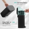 1.3 Gallon Small Bathroom Trash Can, Stainless Steel Garbage Can with Soft Close Lid & Removable Inner Bucket, Slim for Small Spaces, Kitchens - 4 of 4