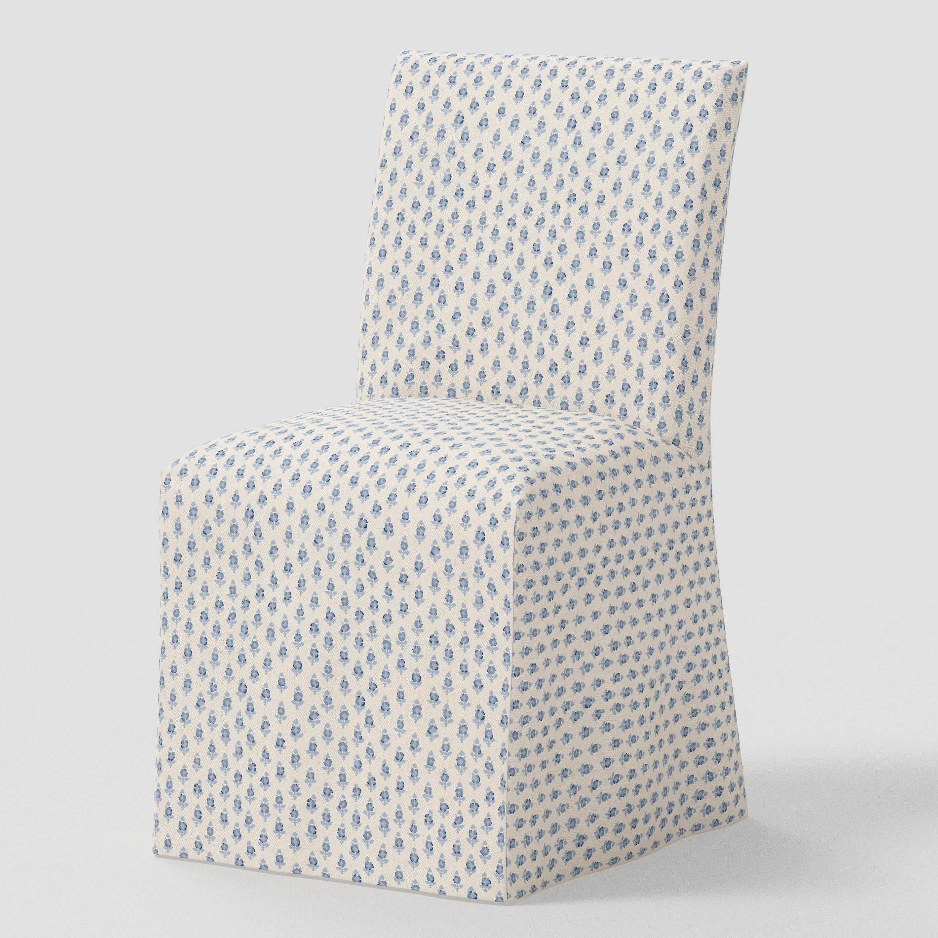 Replacement Slipcover Only for Kay Dining Chair Bagru Block Blue - Threshold™